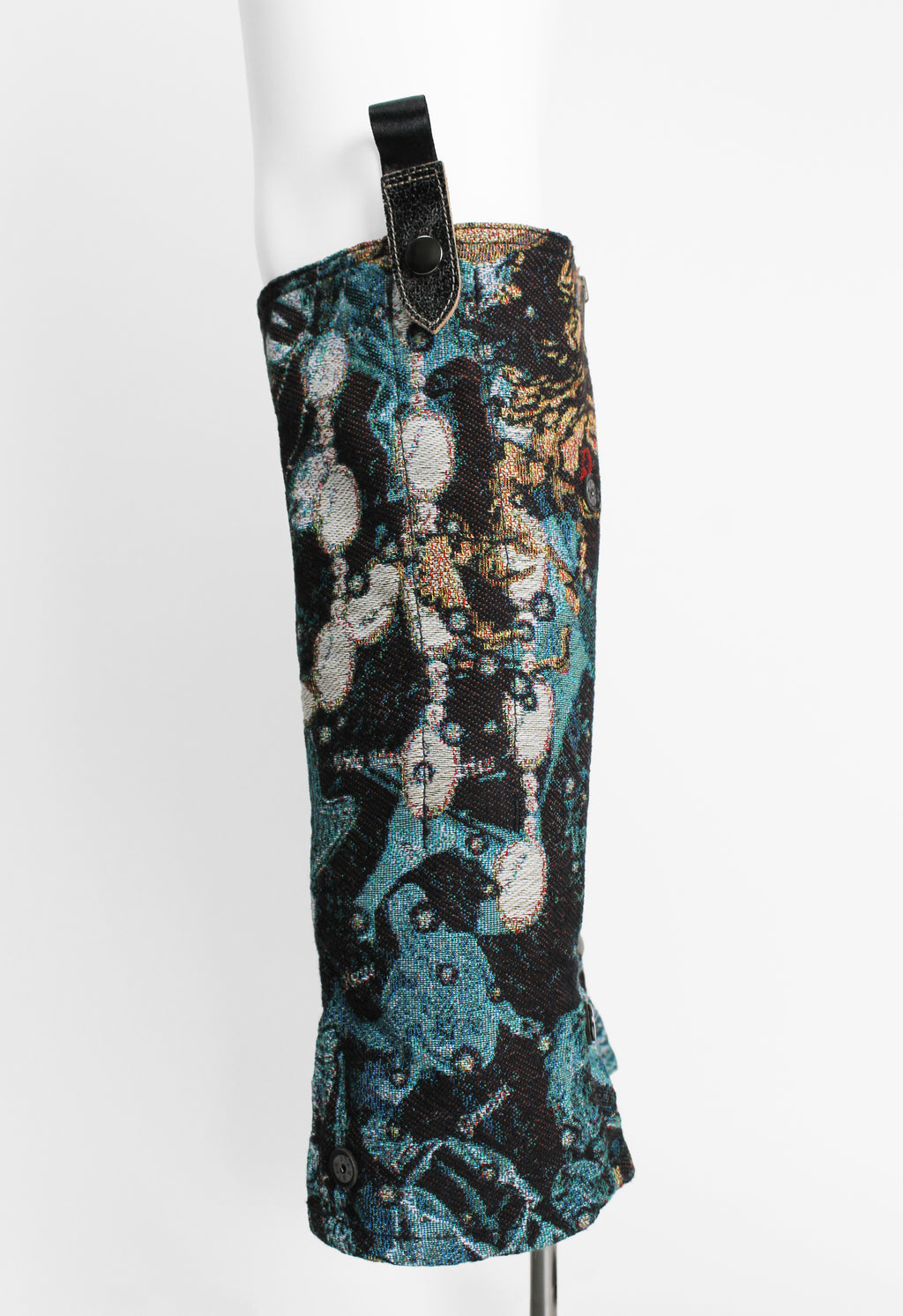 ISSEY MIYAKE FW 2007 TALL WESTERN JACQUARD GAITERS