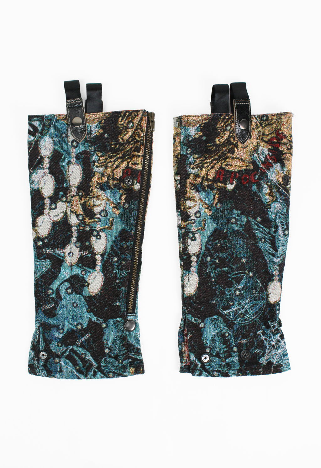 ISSEY MIYAKE FW 2007 TALL WESTERN JACQUARD GAITERS