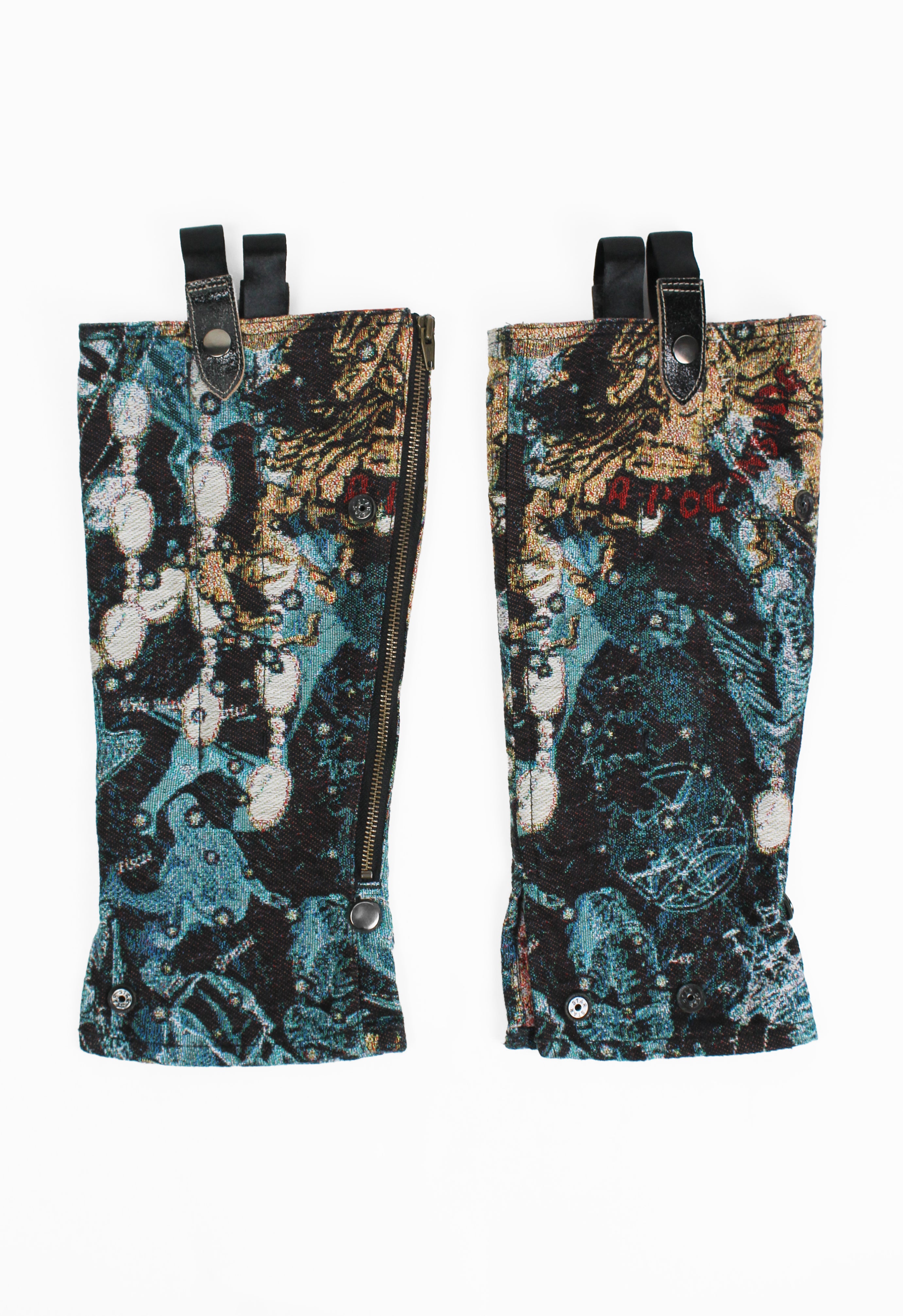 ISSEY MIYAKE FW 2007 TALL WESTERN JACQUARD GAITERS