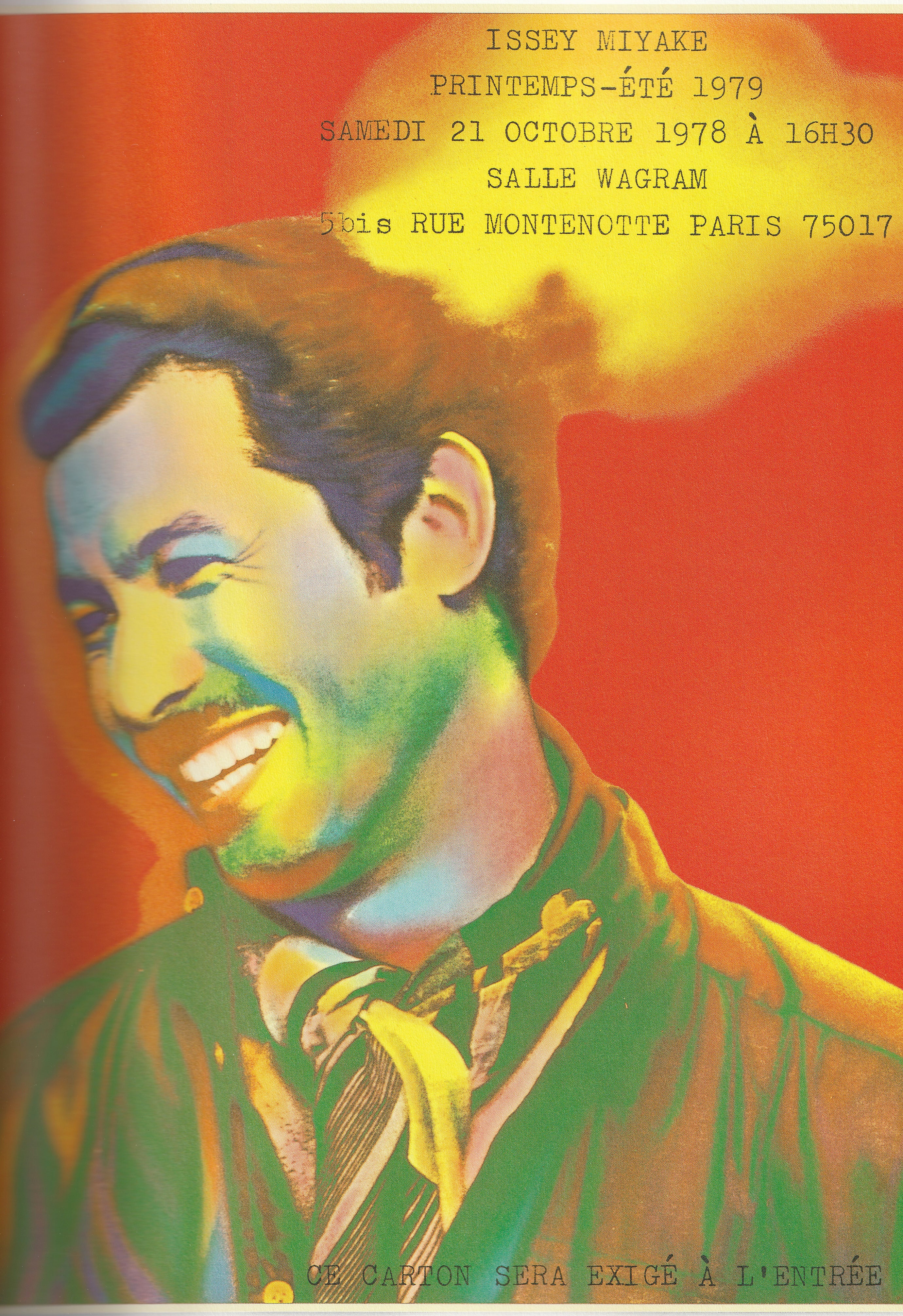 ISSEY MIYAKE PARIS COLLECTIONS 1977-1999: INVITATIONS BY TADANORI