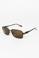 ISSEY MIYAKE MEN METALLIC BROWN SUNGLASSES