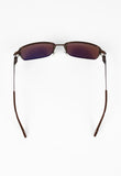 ISSEY MIYAKE MEN METALLIC BROWN SUNGLASSES