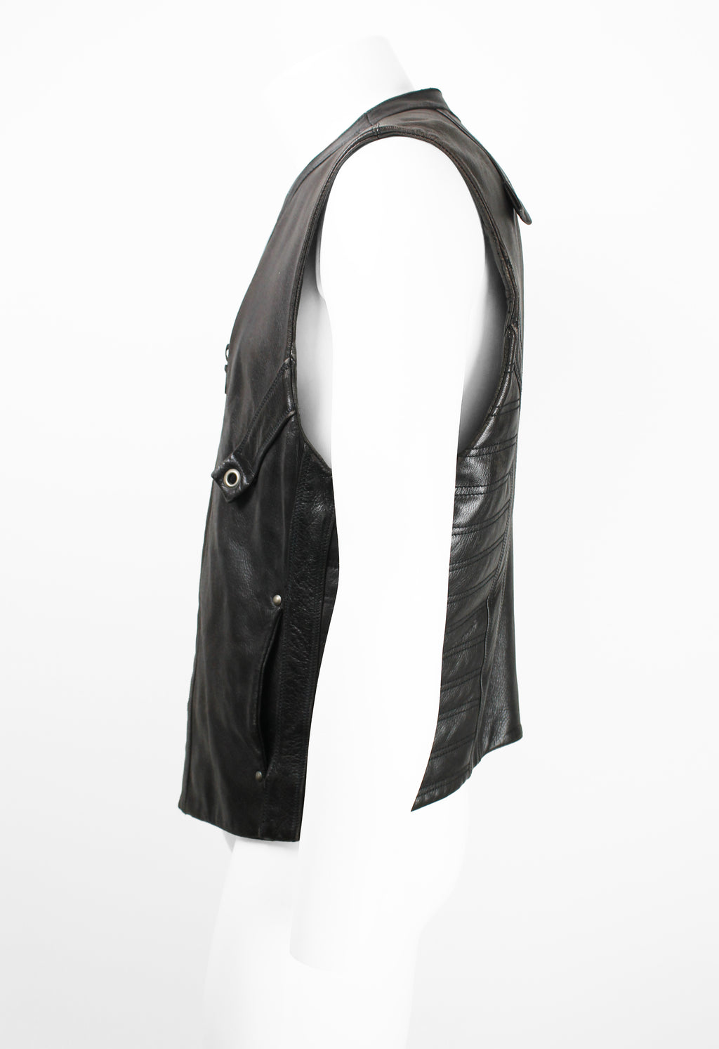 ISSEY MIYAKE MEN FW 1993 LEATHER BIKER VEST
