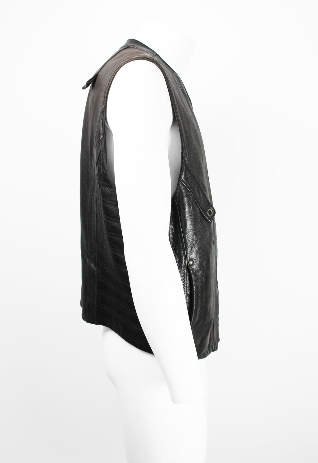 ISSEY MIYAKE MEN FW 1993 LEATHER BIKER VEST