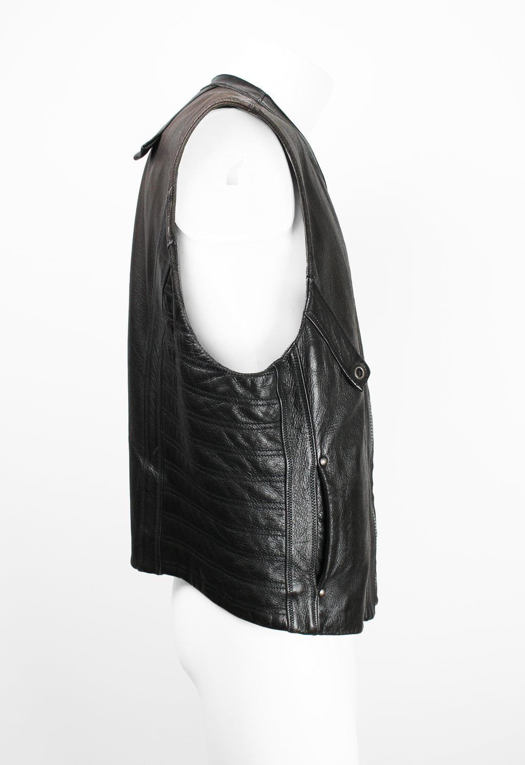 ISSEY MIYAKE MEN FW 1993 LEATHER BIKER VEST
