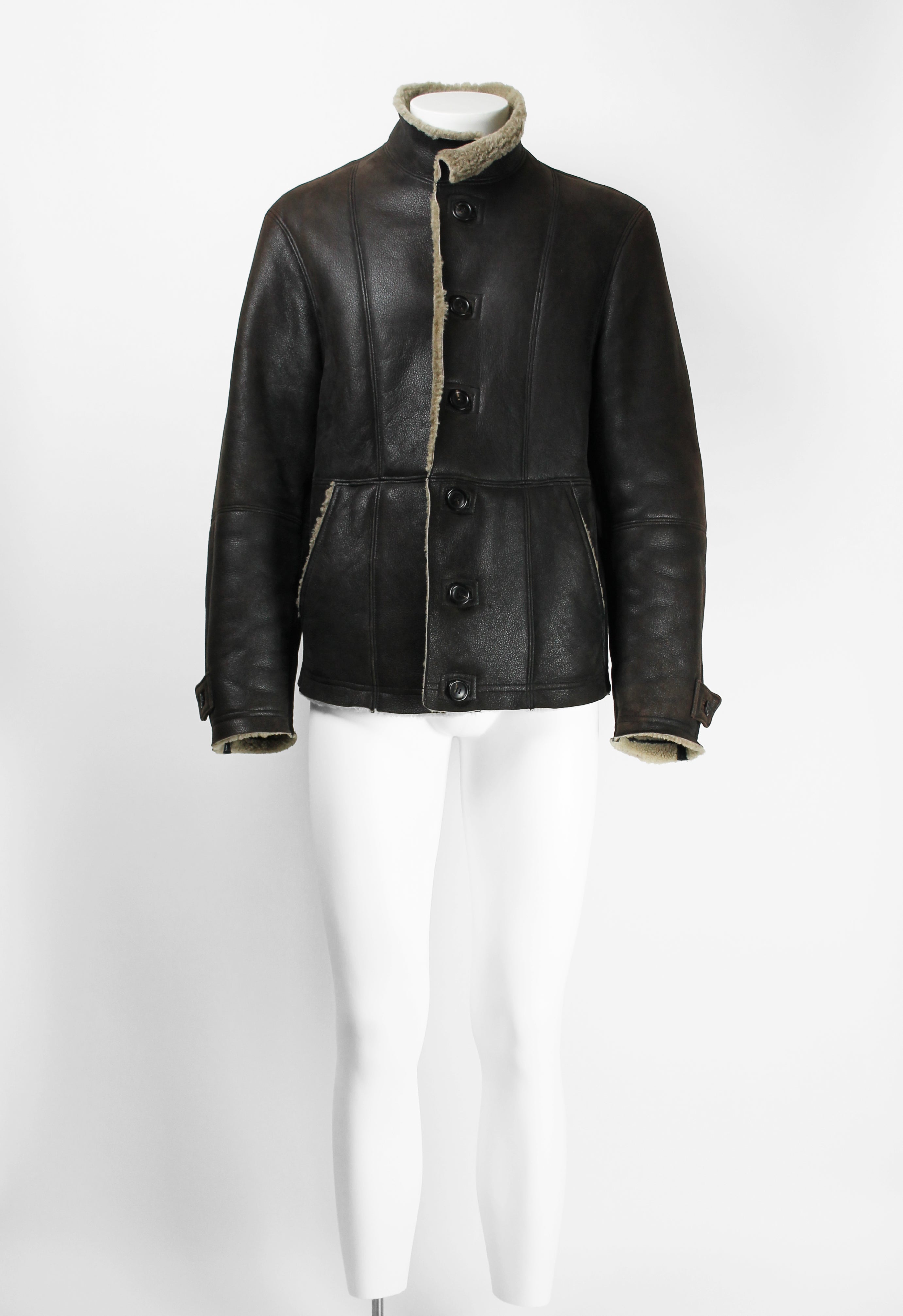 イッセイミヤケメン　1999aw シュリンクレザージャケット イッセイミヤケメン 1999aw シュリンクレザージャケット - メルカリ