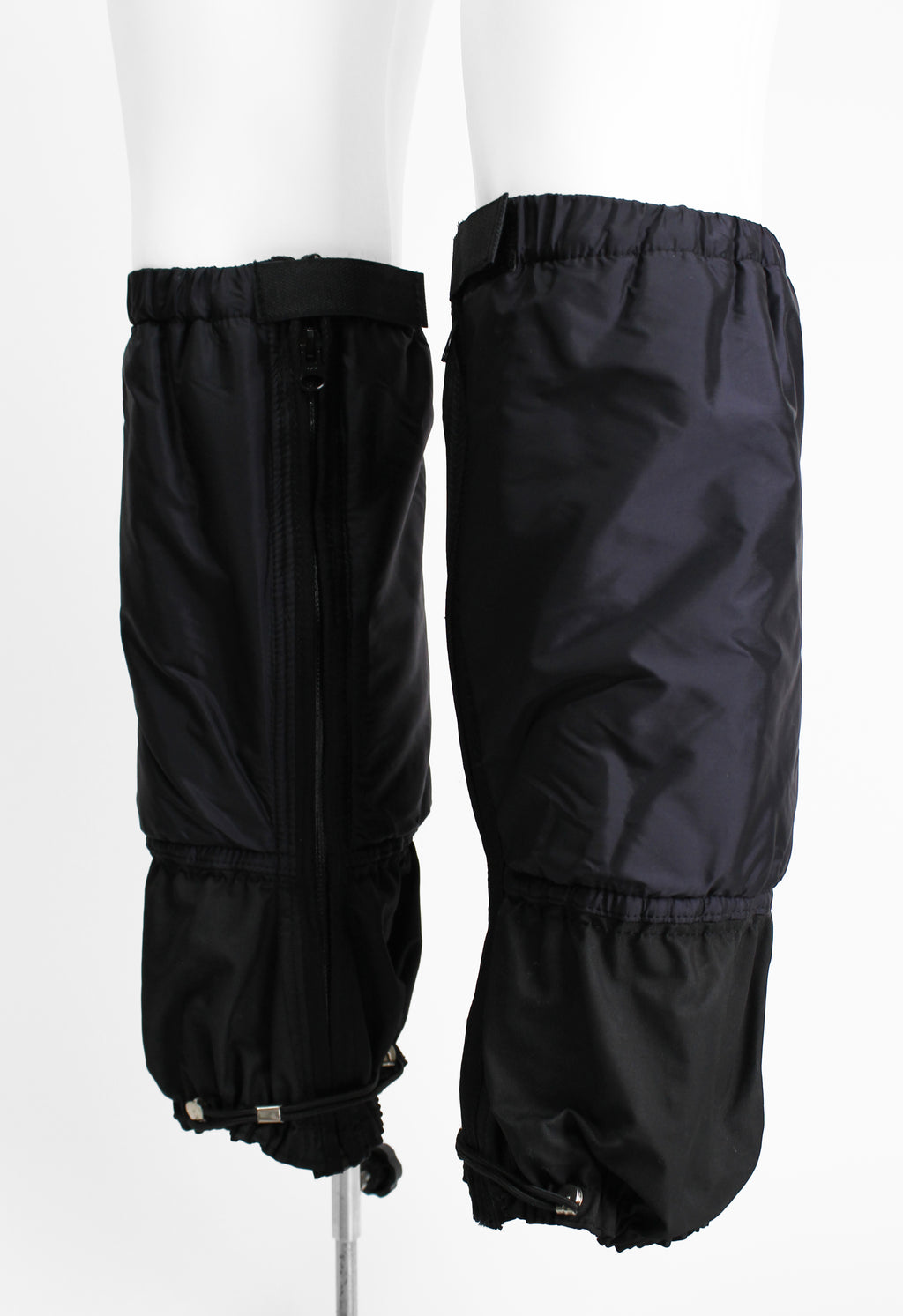 ISSEY MIYAKE MEN FW 2000 FAUX FUR LINED TECHNICAL GAITERS
