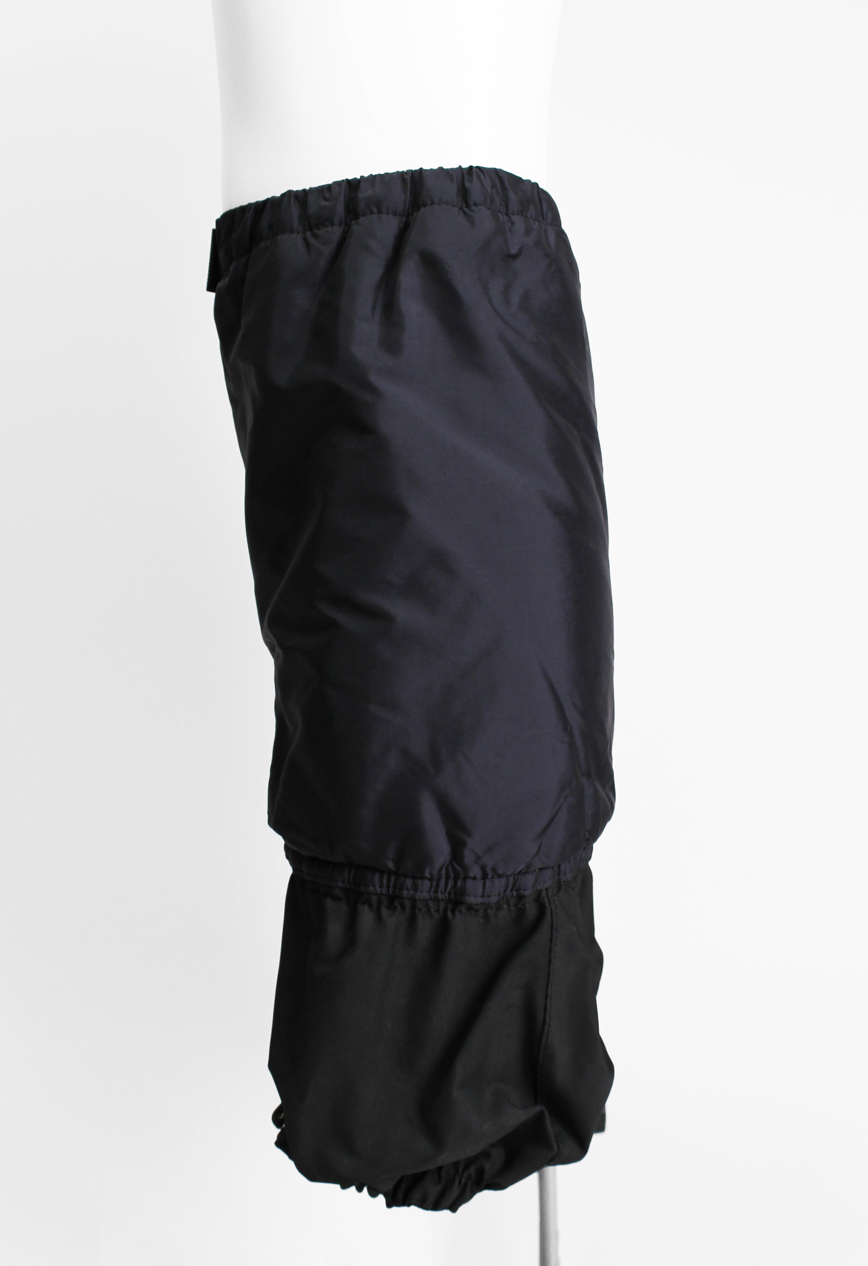 ISSEY MIYAKE MEN FW 2000 FAUX FUR LINED TECHNICAL GAITERS