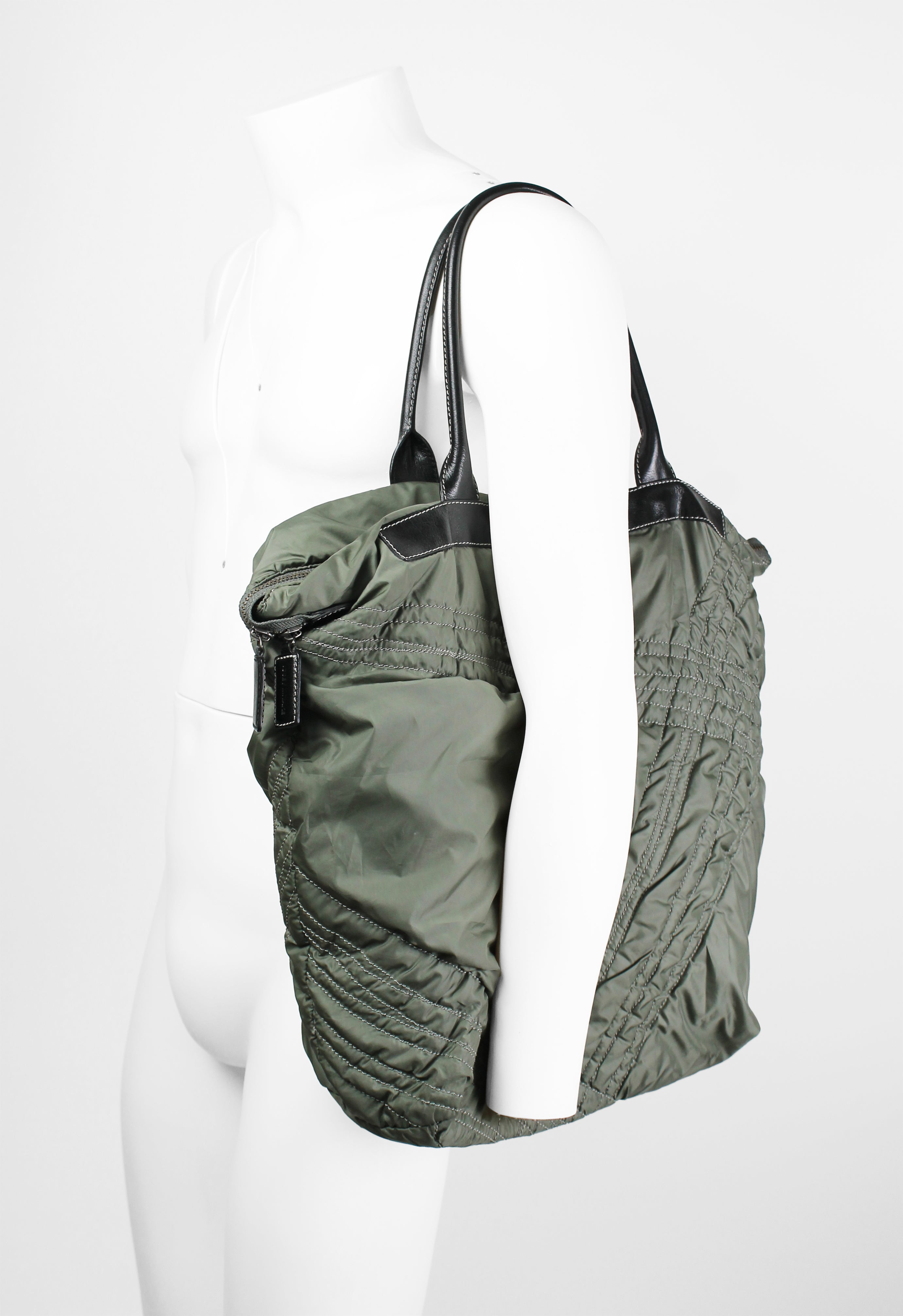 ISSEY MIYAKE MEN SS 2000 STITCHED TOTE BAG