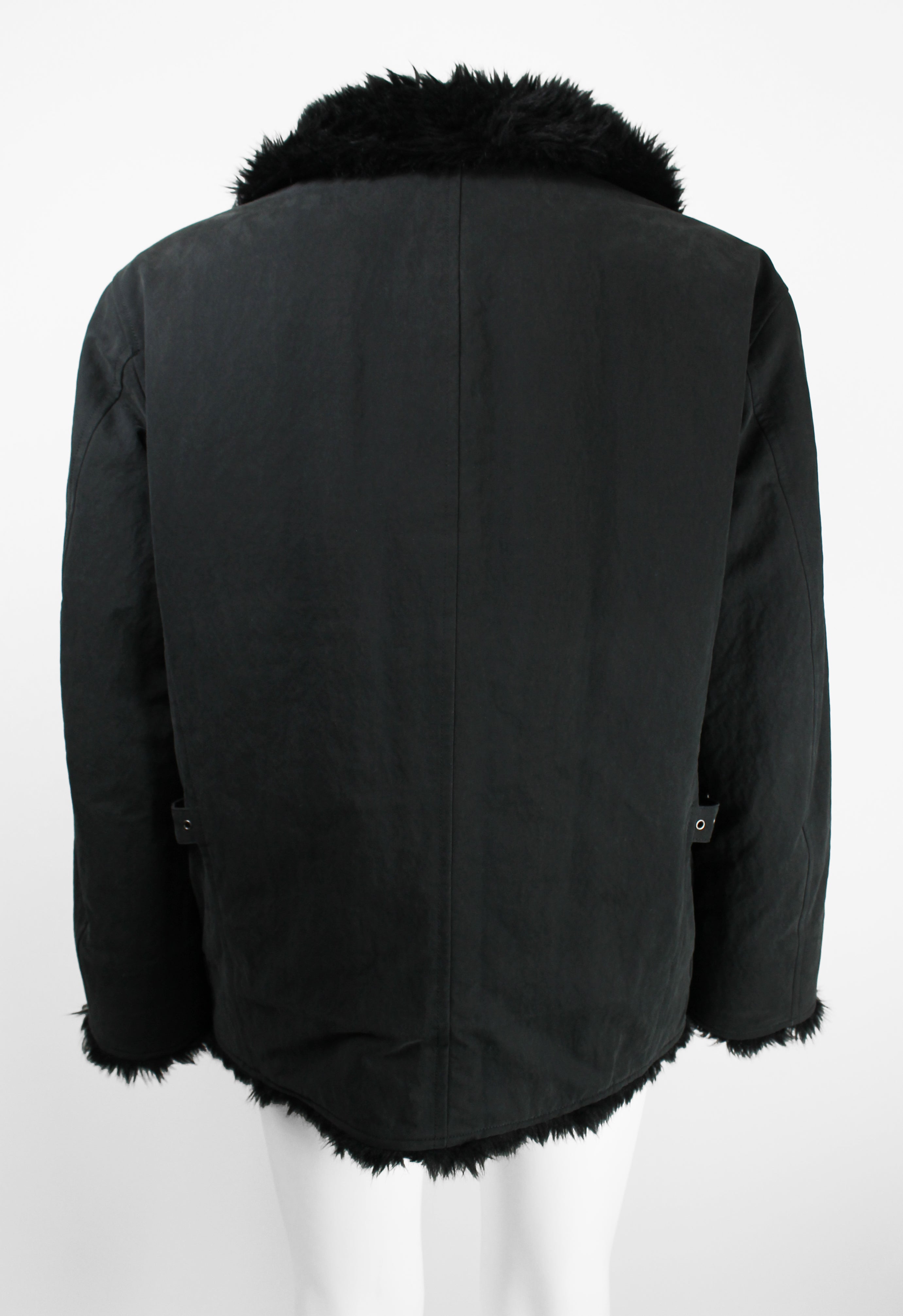 ISSEY MIYAKE MEN FW 2002 FAUX FUR JACKET