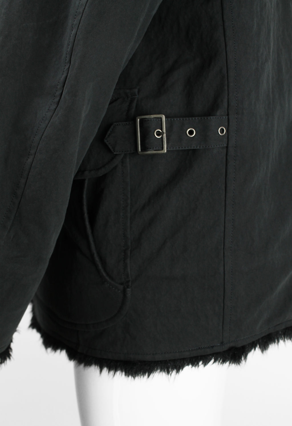 ISSEY MIYAKE MEN FW 2002 FAUX FUR JACKET