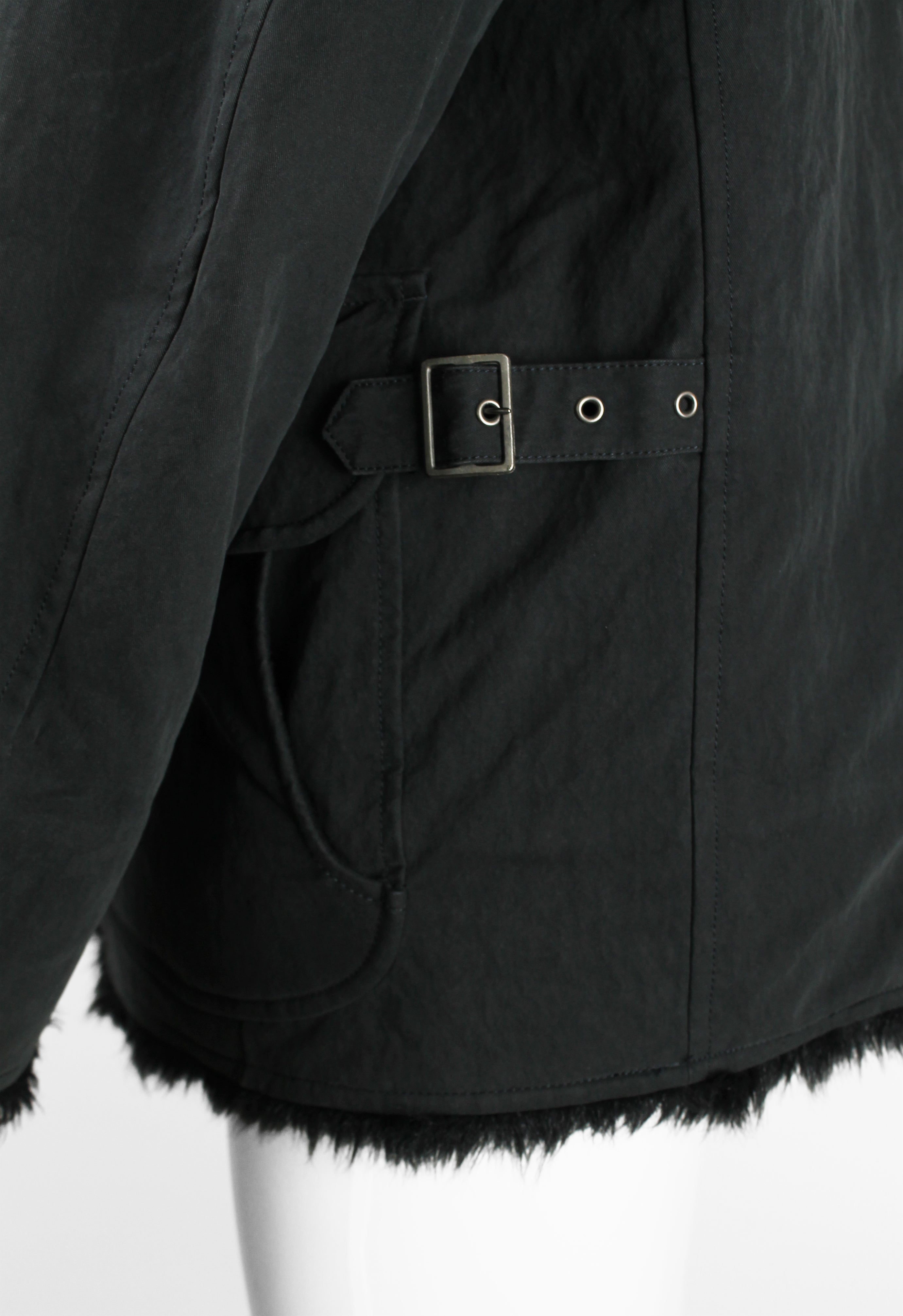 ISSEY MIYAKE MEN FW 2002 FAUX FUR JACKET