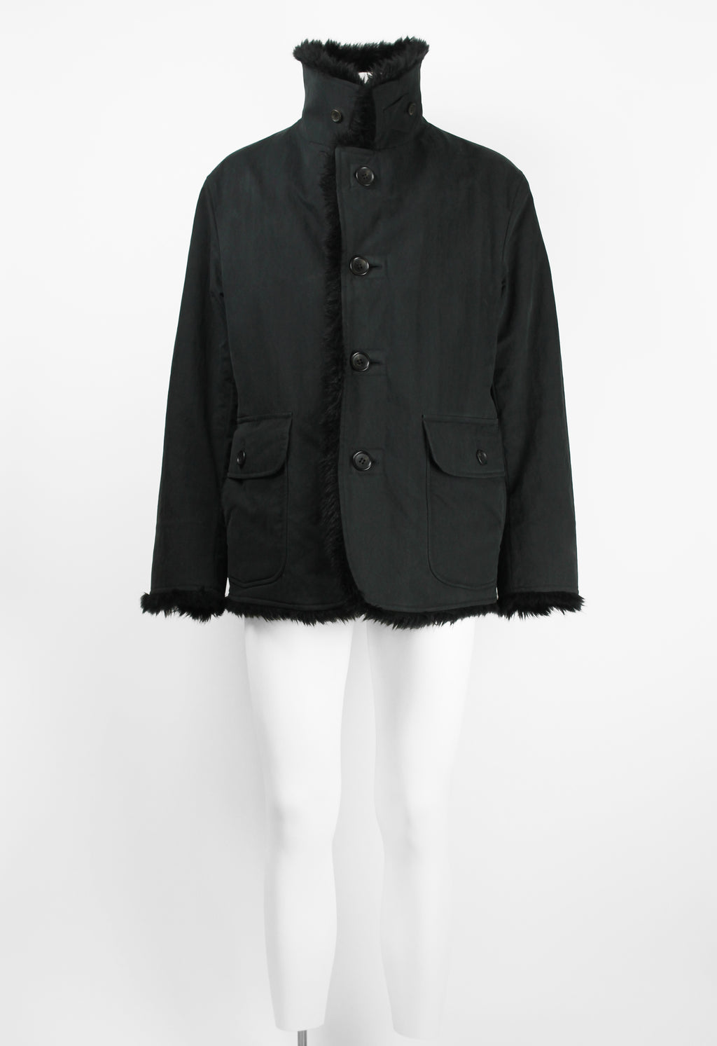 ISSEY MIYAKE MEN FW 2002 FAUX FUR JACKET