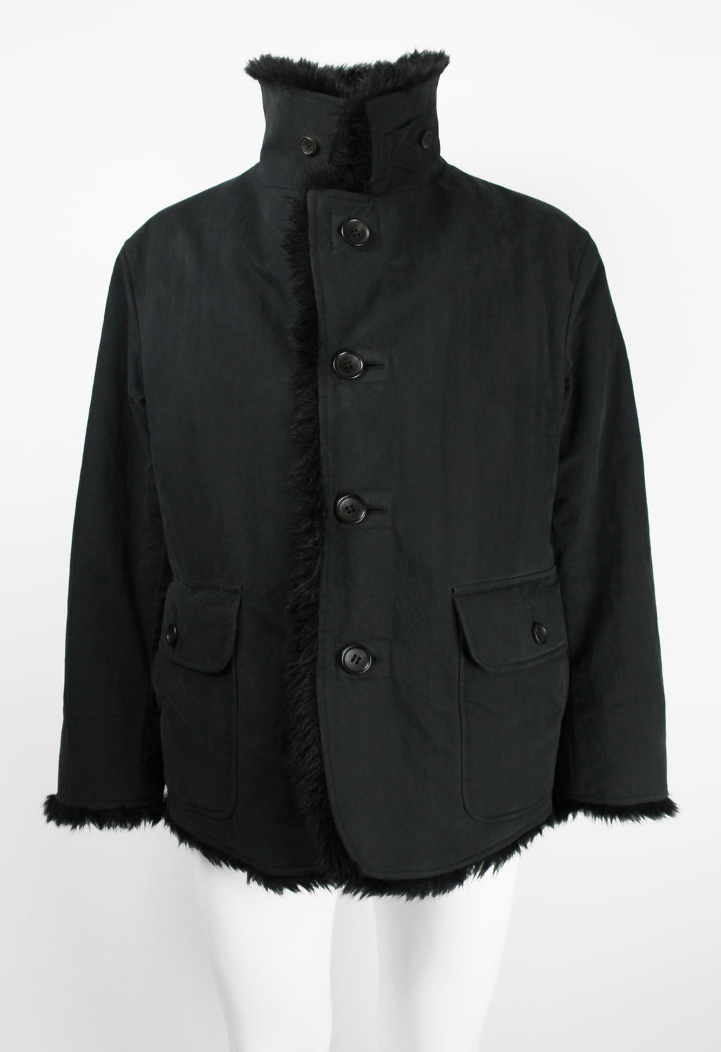 ISSEY MIYAKE MEN FW 2002 FAUX FUR JACKET