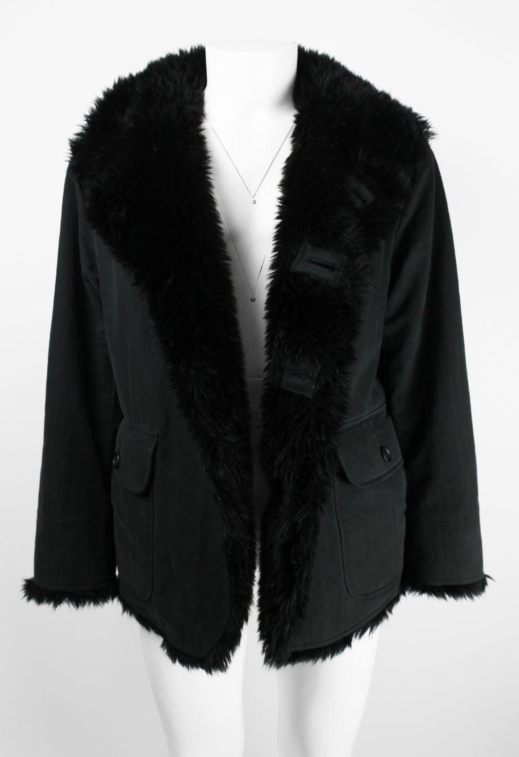 ISSEY MIYAKE MEN FW 2002 FAUX FUR JACKET