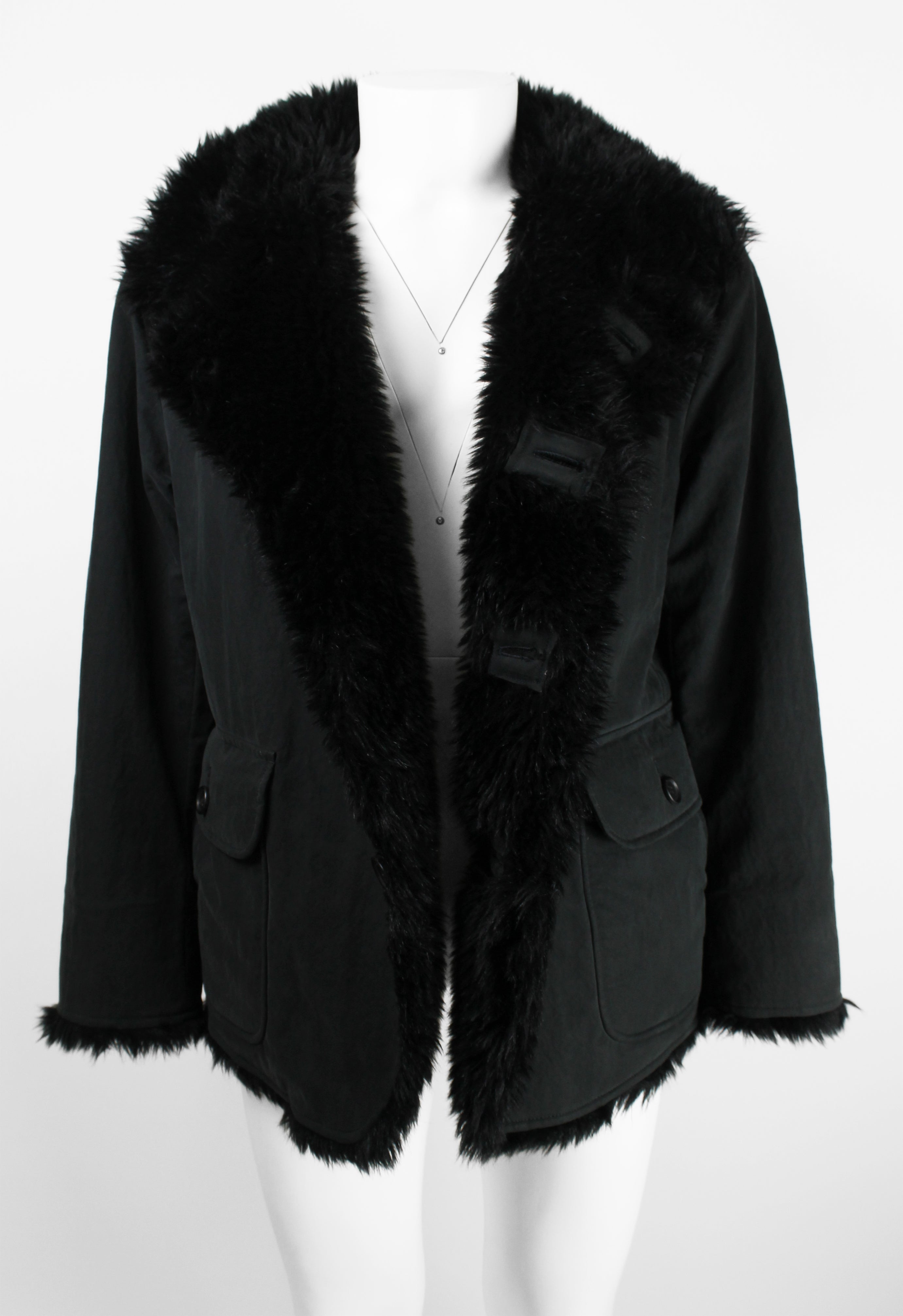 ISSEY MIYAKE MEN FW 2002 FAUX FUR JACKET