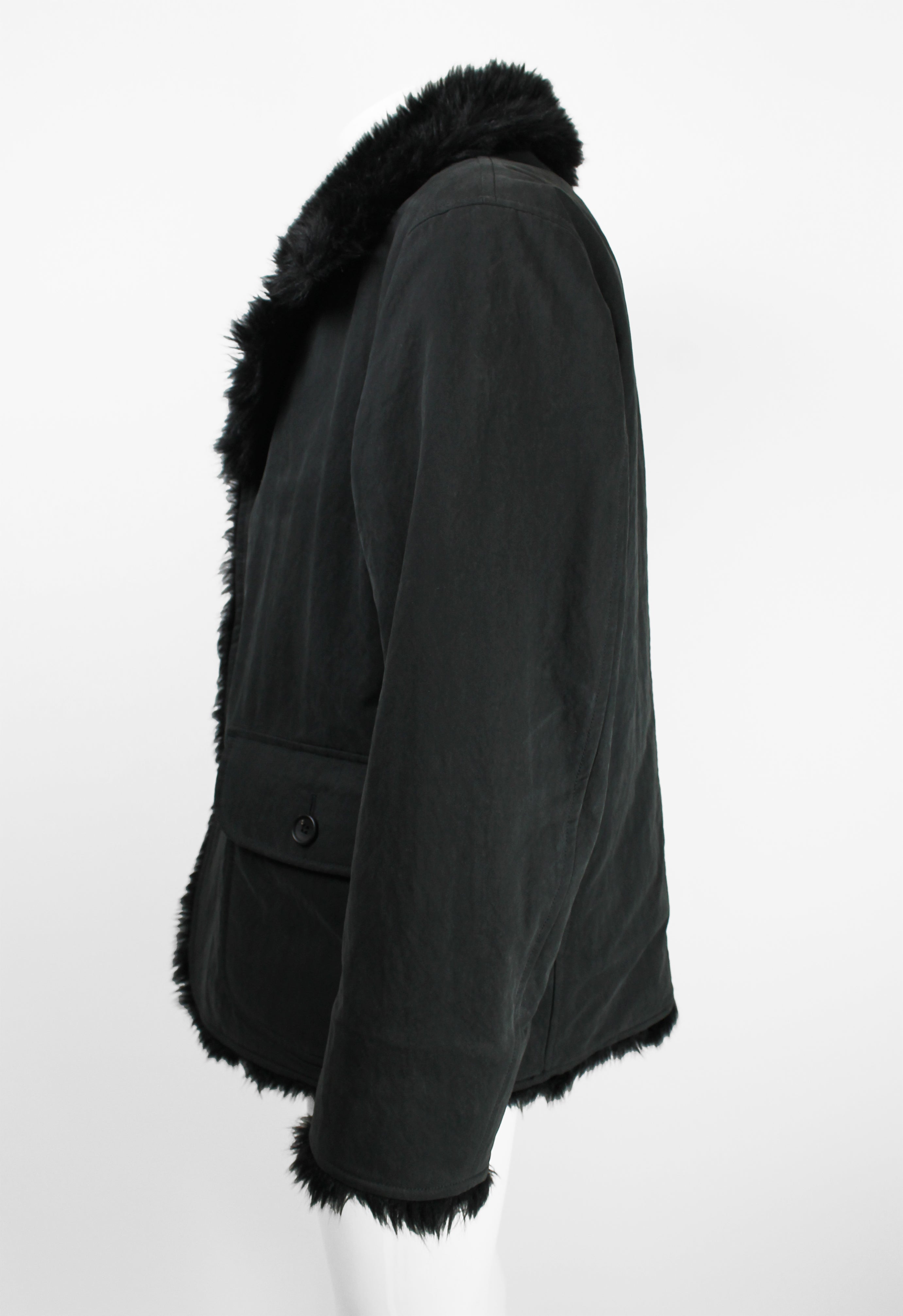 ISSEY MIYAKE MEN FW 2002 FAUX FUR JACKET