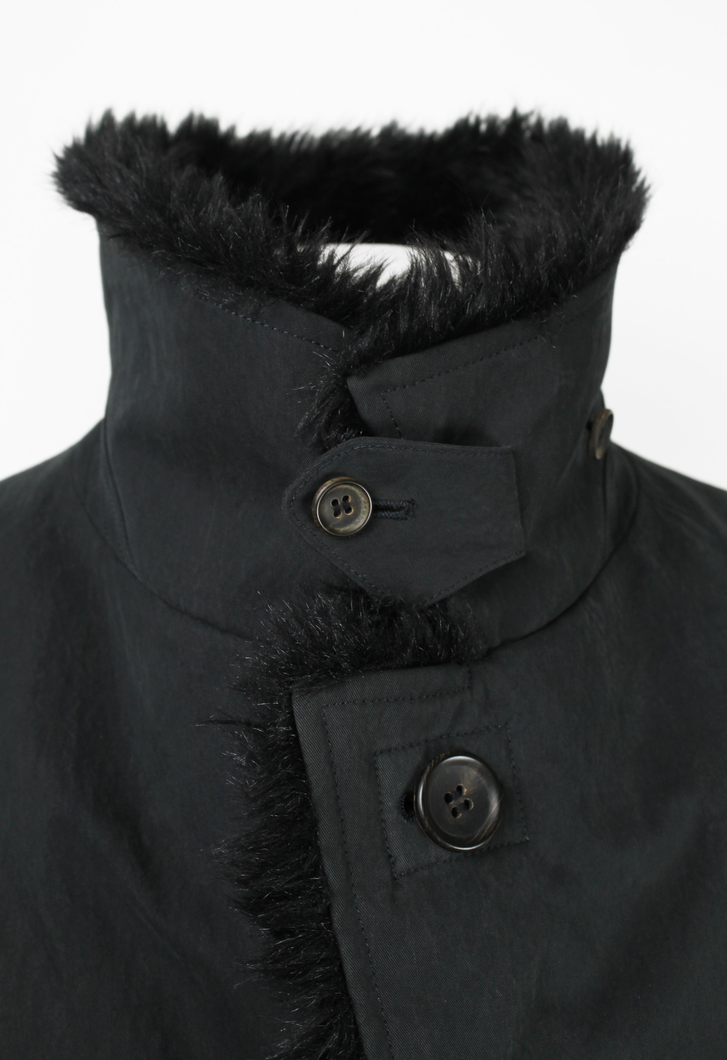 ISSEY MIYAKE MEN FW 2002 FAUX FUR JACKET