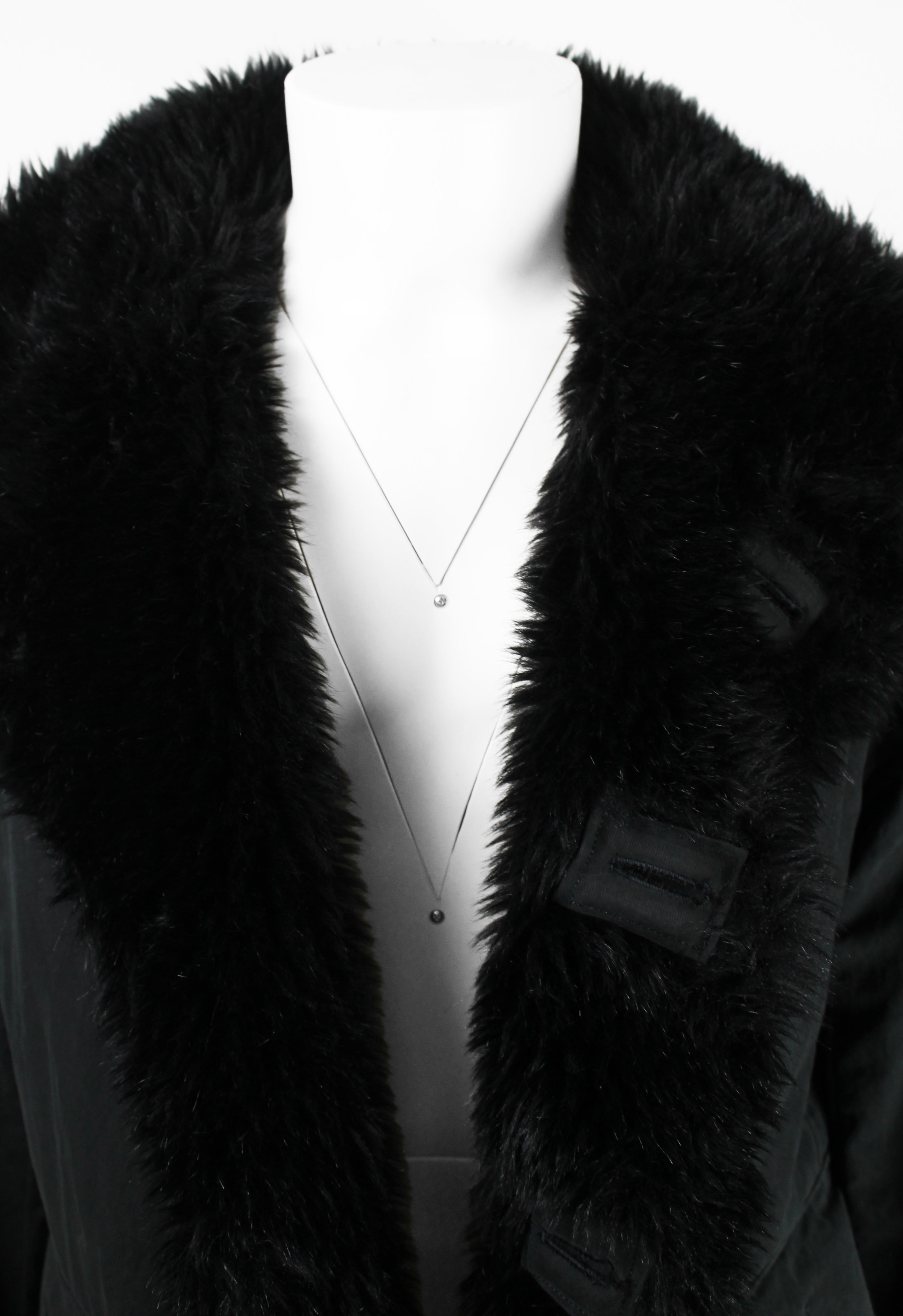 ISSEY MIYAKE MEN FW 2002 FAUX FUR JACKET