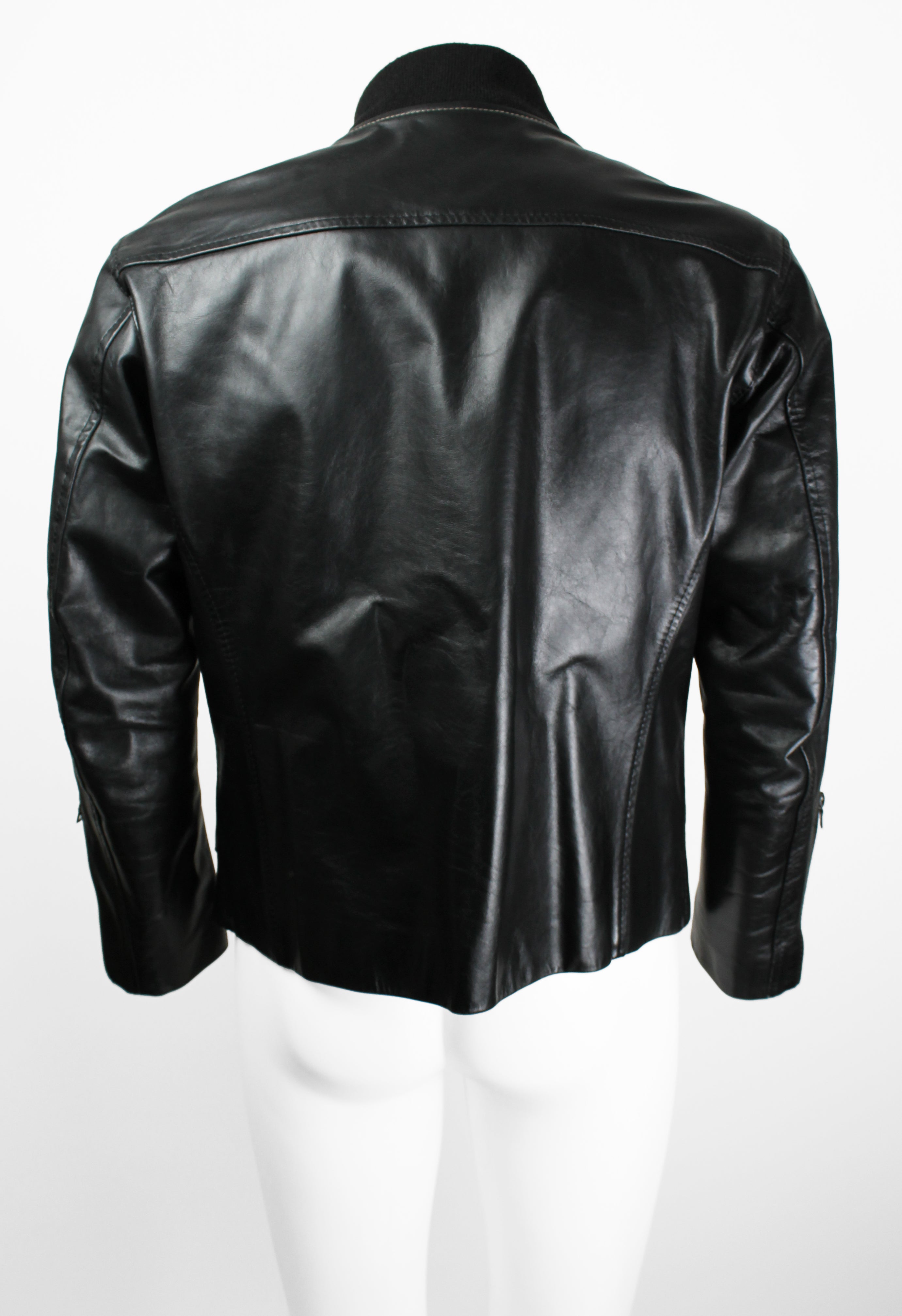 ISSEY MIYAKE MEN FW 2003 LEATHER JACKET