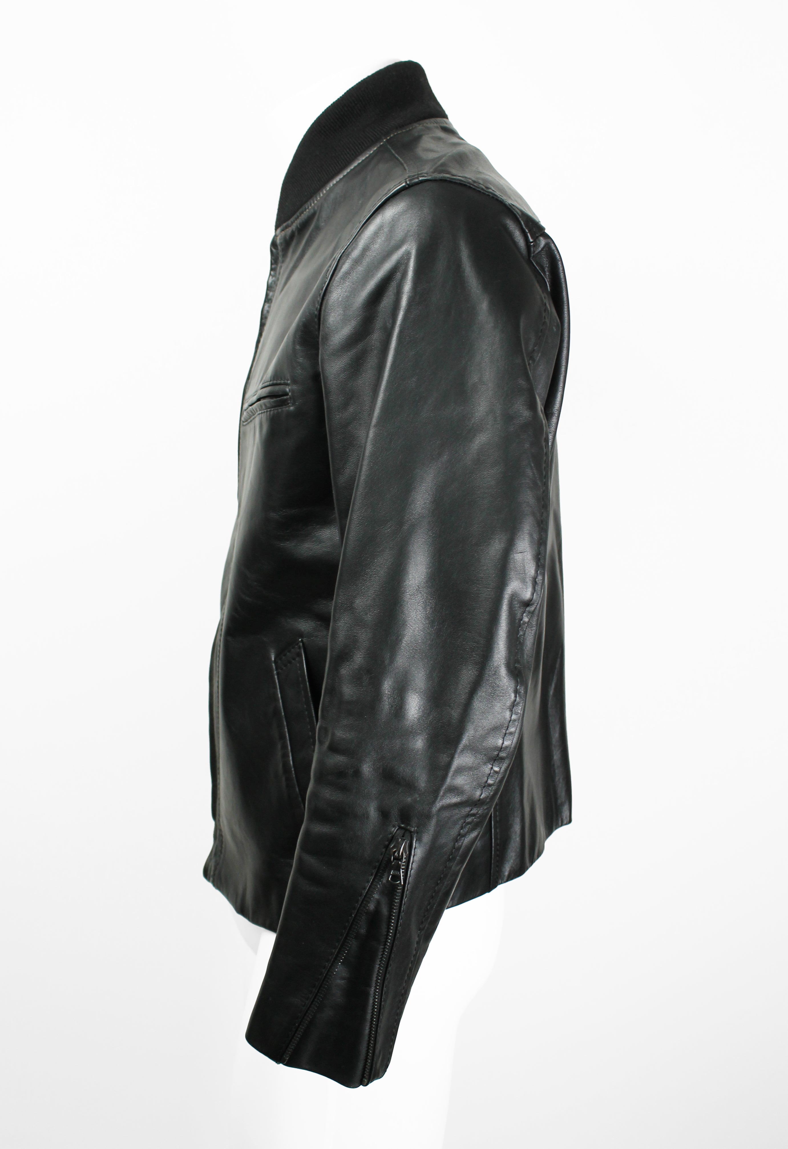 ISSEY MIYAKE MEN FW 2003 LEATHER JACKET