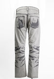 ISSEY MIYAKE MEN FW 2007 DISTRESSED ILLUSION JEANS