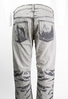 ISSEY MIYAKE MEN FW 2007 DISTRESSED ILLUSION JEANS