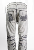 ISSEY MIYAKE MEN FW 2007 DISTRESSED ILLUSION JEANS