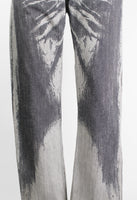 ISSEY MIYAKE MEN FW 2007 DISTRESSED ILLUSION JEANS