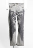ISSEY MIYAKE MEN FW 2007 DISTRESSED ILLUSION JEANS