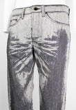 ISSEY MIYAKE MEN FW 2007 DISTRESSED ILLUSION JEANS
