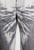 ISSEY MIYAKE MEN FW 2007 DISTRESSED ILLUSION JEANS