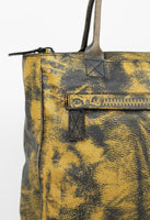 ISSEY MIYAKE MEN FW 2007 TROMPE L'OEIL PRINTED LEATHER BAG