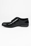 ISSEY MIYAKE MEN PATENT BUBBLE SOLE SHOES