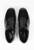 ISSEY MIYAKE MEN PATENT BUBBLE SOLE SHOES