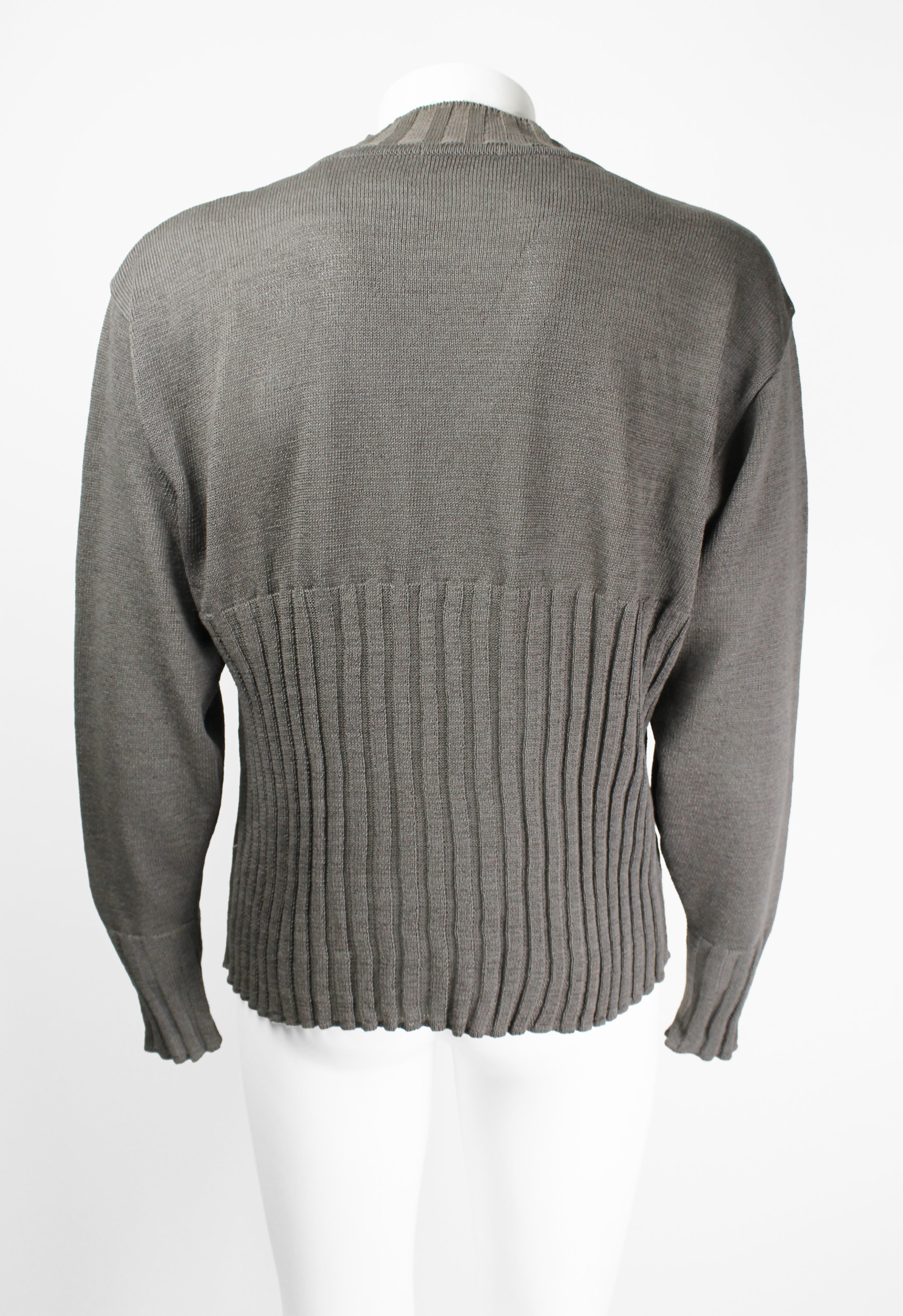 ISSEY MIYAKE MEN SS 1995 EXAGGERATED RIBBED KNIT