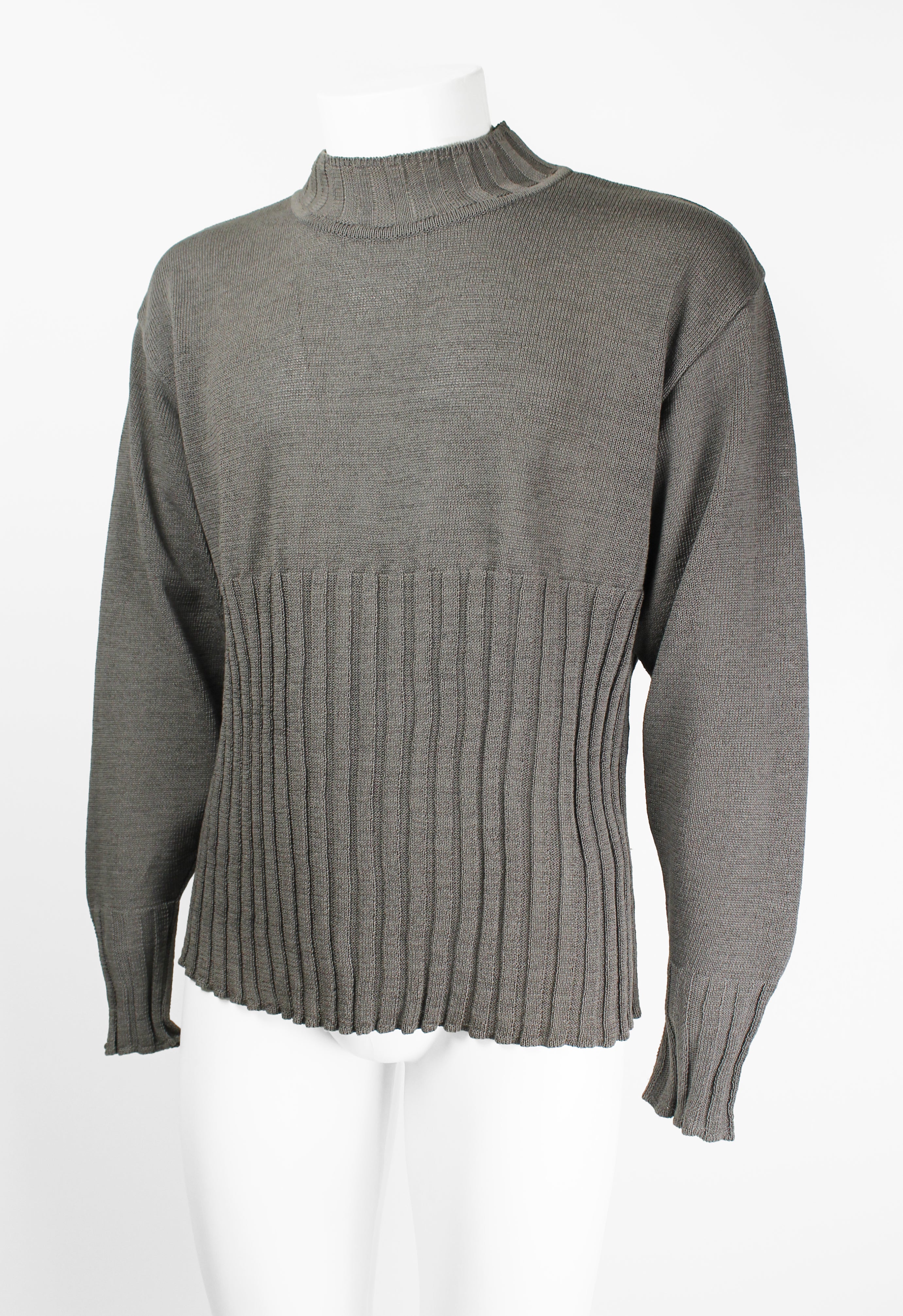 ISSEY MIYAKE MEN SS 1995 EXAGGERATED RIBBED KNIT