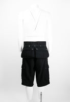 ISSEY MIYAKE MEN SS 2004 DETACHABLE POUCH CARGO SHORTS