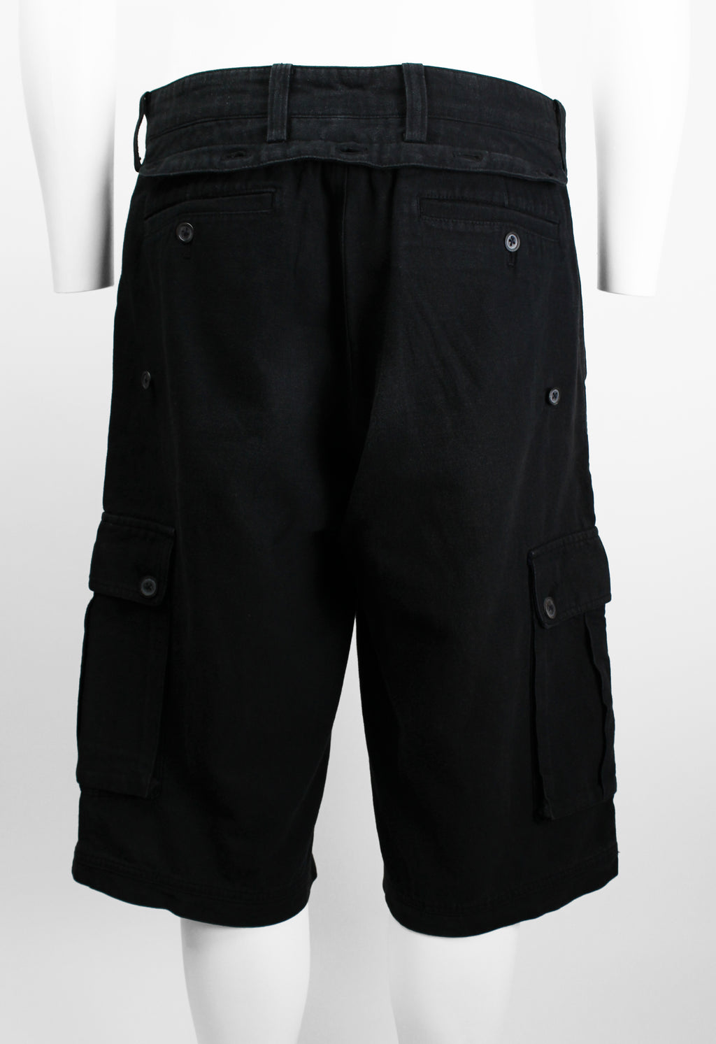 ISSEY MIYAKE MEN SS 2004 DETACHABLE POUCH CARGO SHORTS