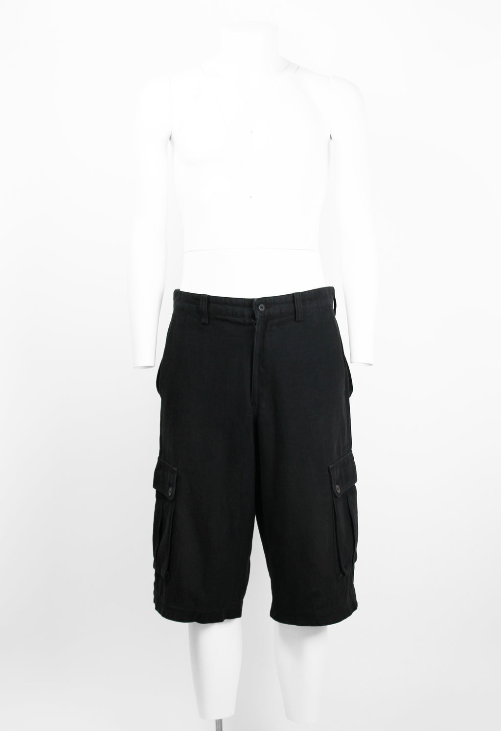 ISSEY MIYAKE MEN SS 2004 DETACHABLE POUCH CARGO SHORTS