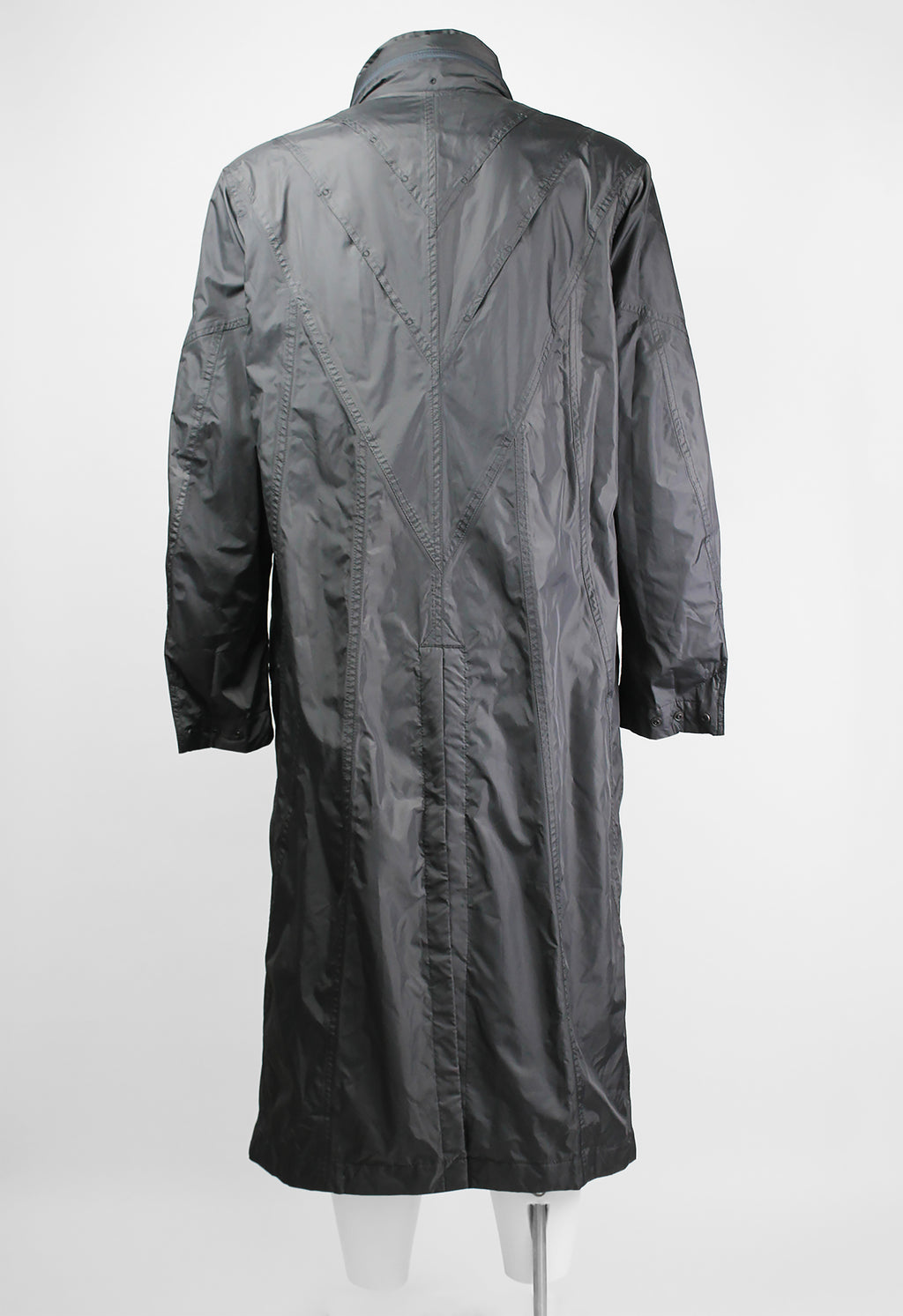 ISSEY MIYAKE MEN SS 2008 LONG MULTI POCKET TECHNICAL COAT