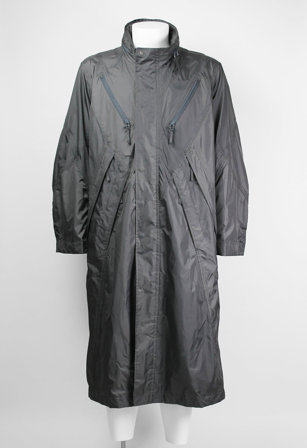 ISSEY MIYAKE MEN SS 2008 LONG MULTI POCKET TECHNICAL COAT