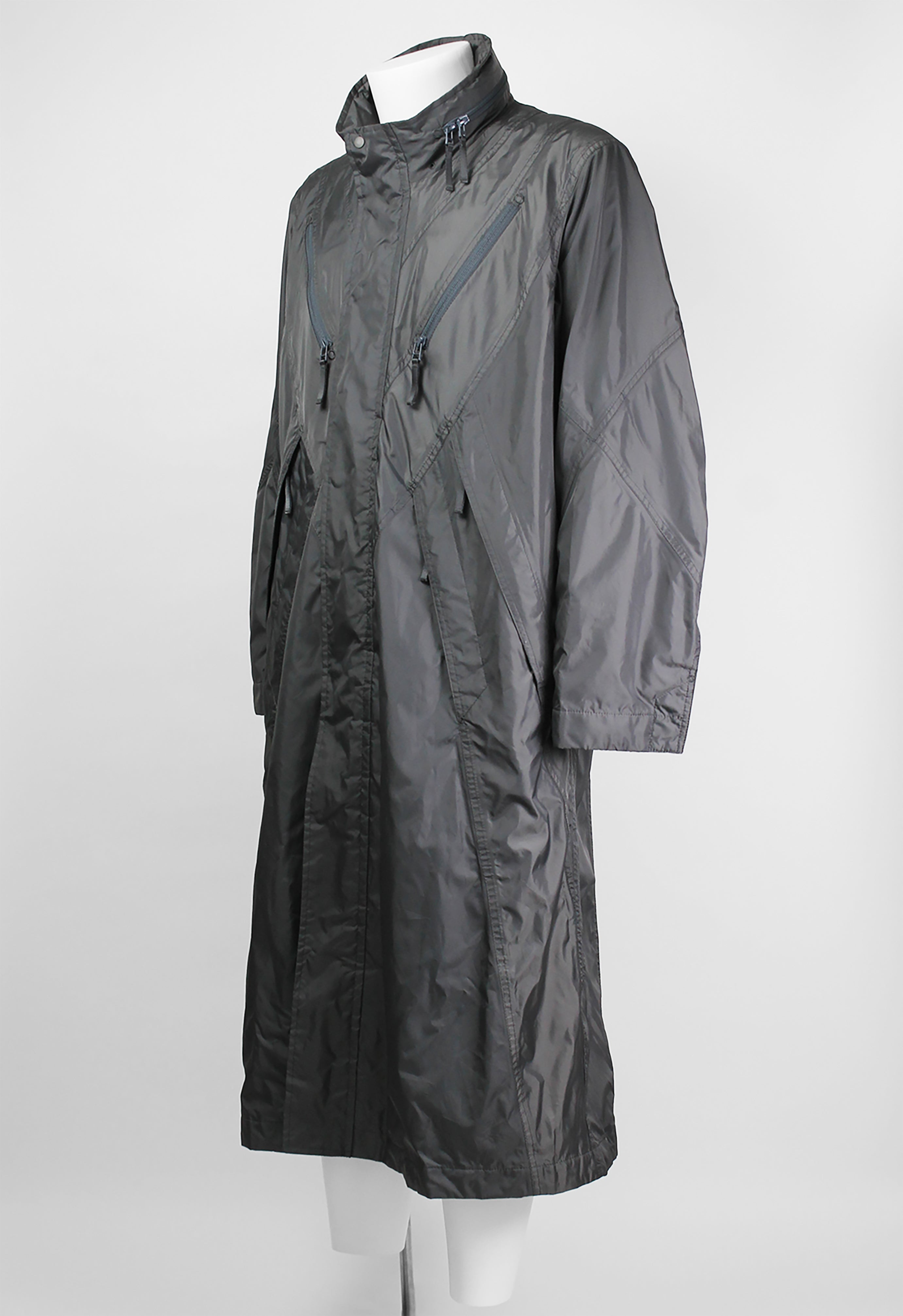 ISSEY MIYAKE MEN SS 2008 LONG MULTI POCKET TECHNICAL COAT