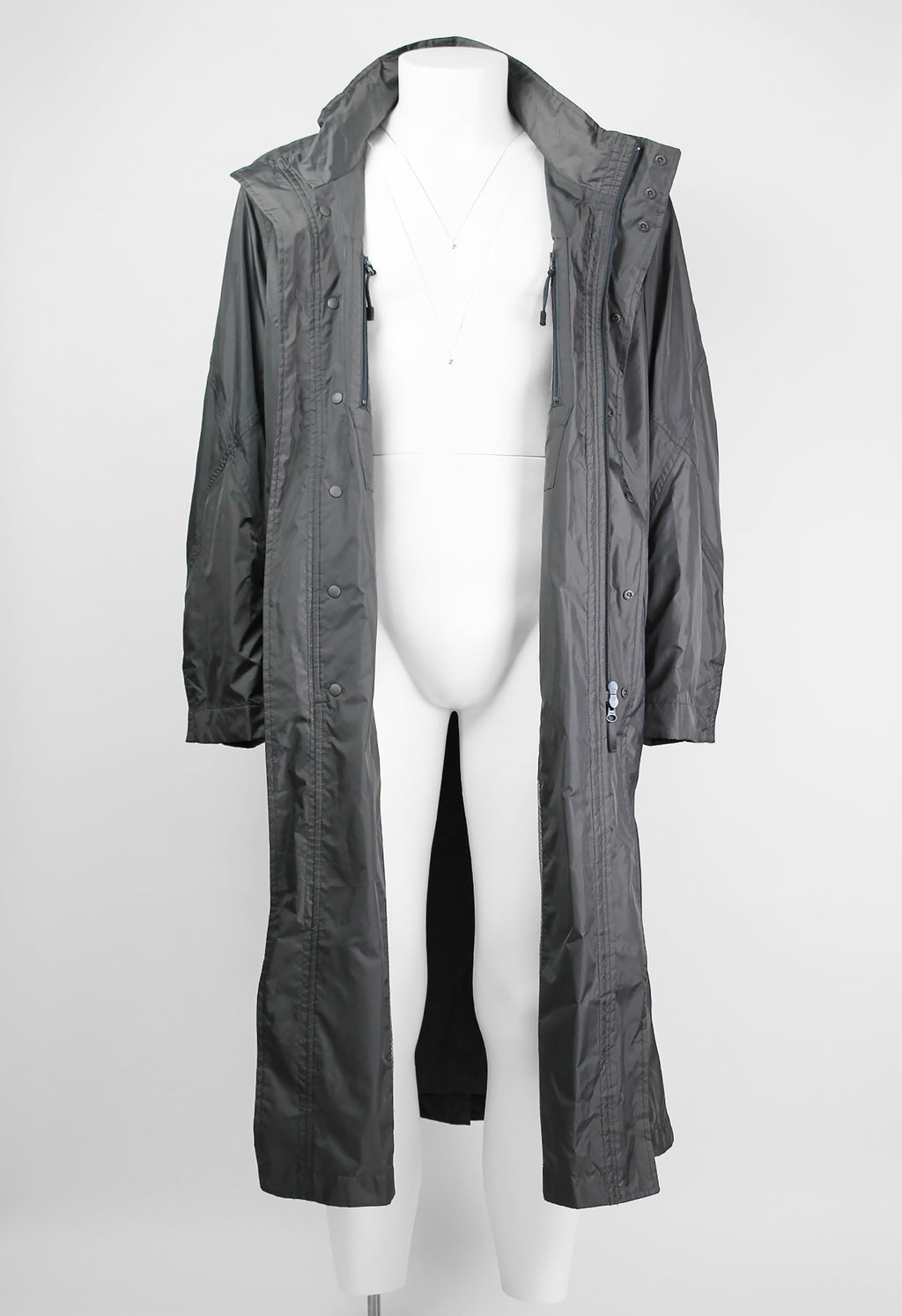 ISSEY MIYAKE MEN SS 2008 LONG MULTI POCKET TECHNICAL COAT