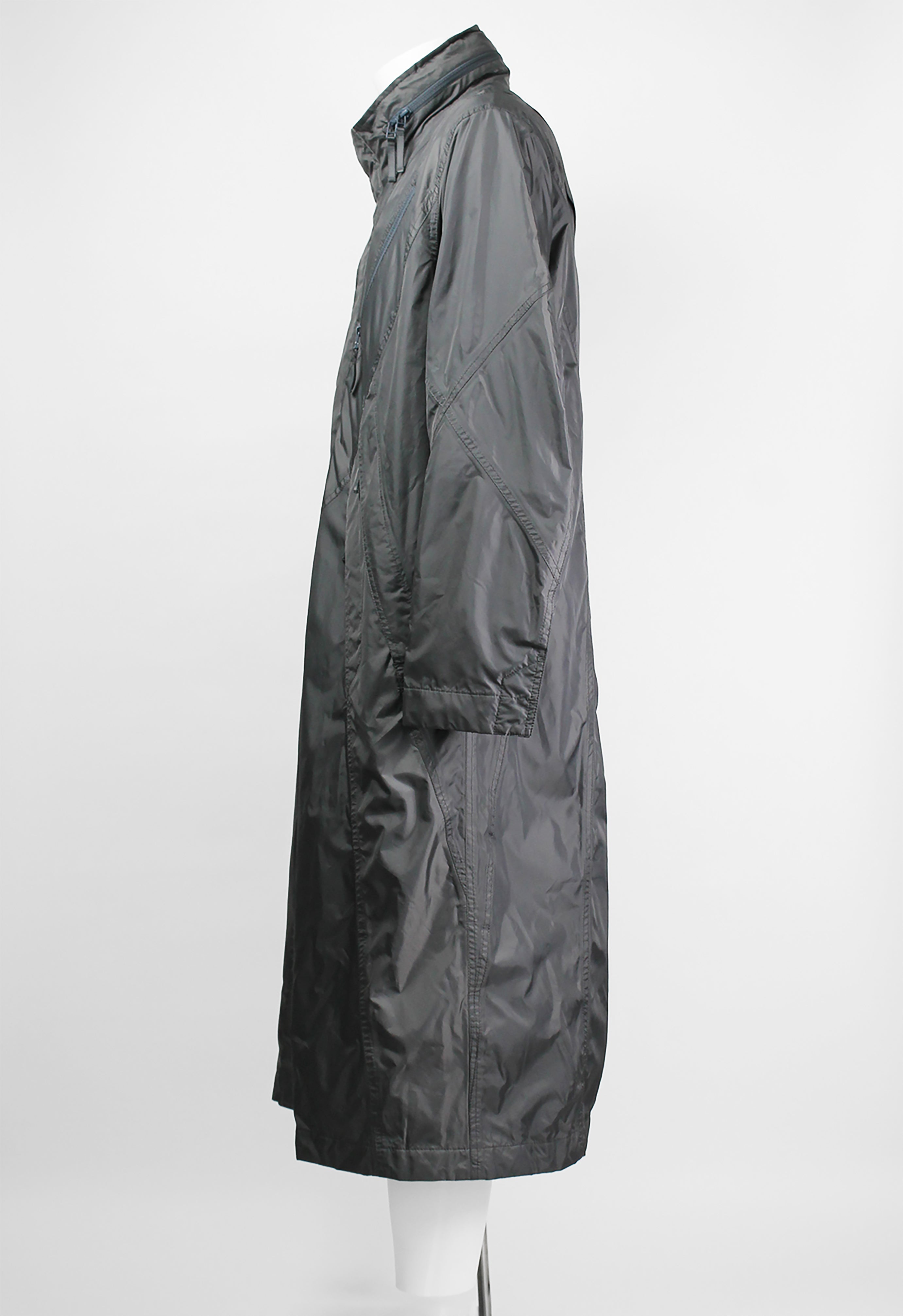 ISSEY MIYAKE MEN SS 2008 LONG MULTI POCKET TECHNICAL COAT