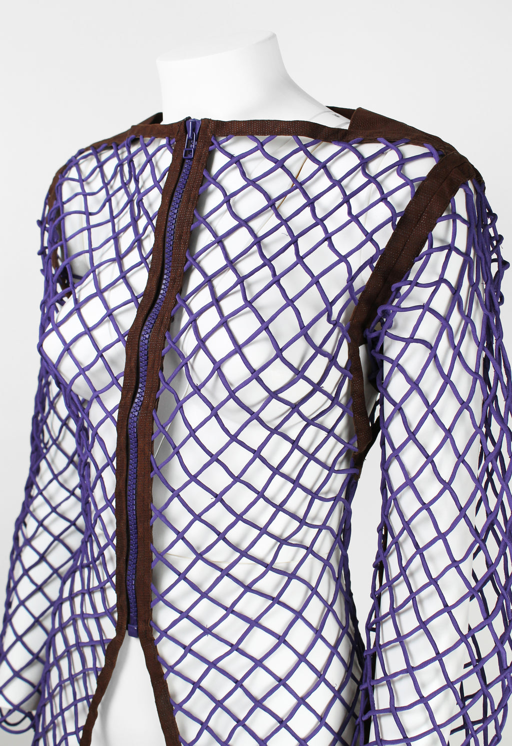 ISSEY MIYAKE SS 1994 WIDE MESH ZIP JACKET