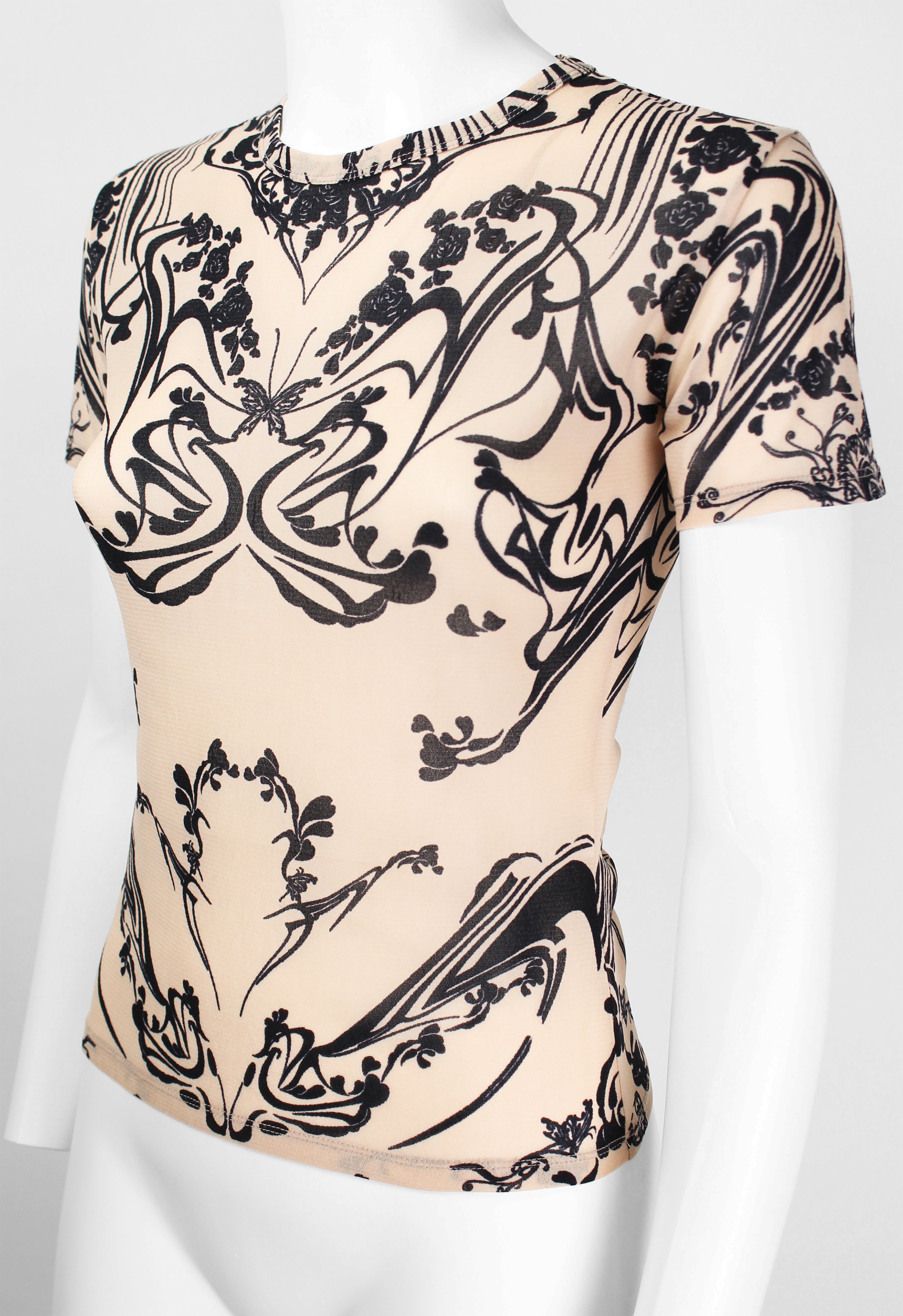 ISSEY MIYAKE SS 2004 MESH TATTOO TOP – THE 543