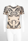 ISSEY MIYAKE SS 2004 MESH TATTOO TOP