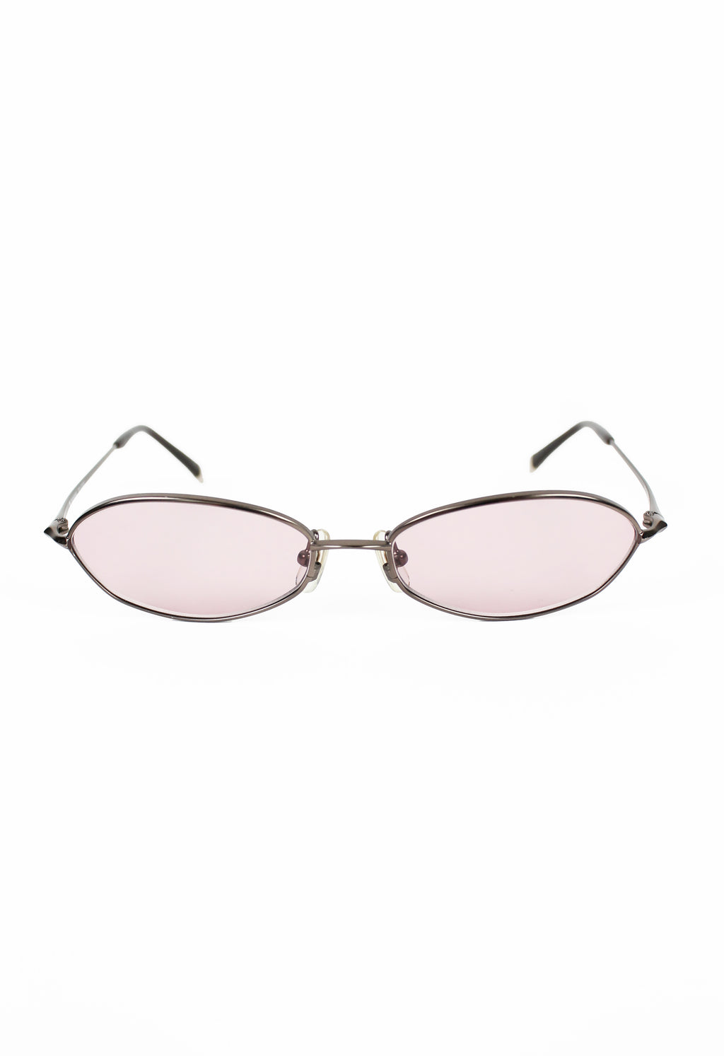 ISSEY MIYAKE ANGULAR SILVER TIP SUNGLASSES
