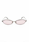 ISSEY MIYAKE ANGULAR SILVER TIP SUNGLASSES